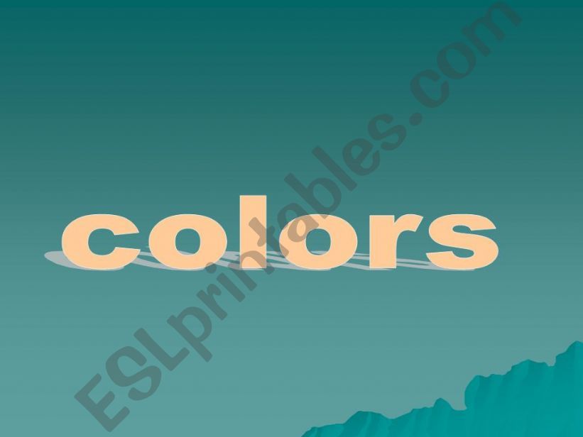 colors powerpoint