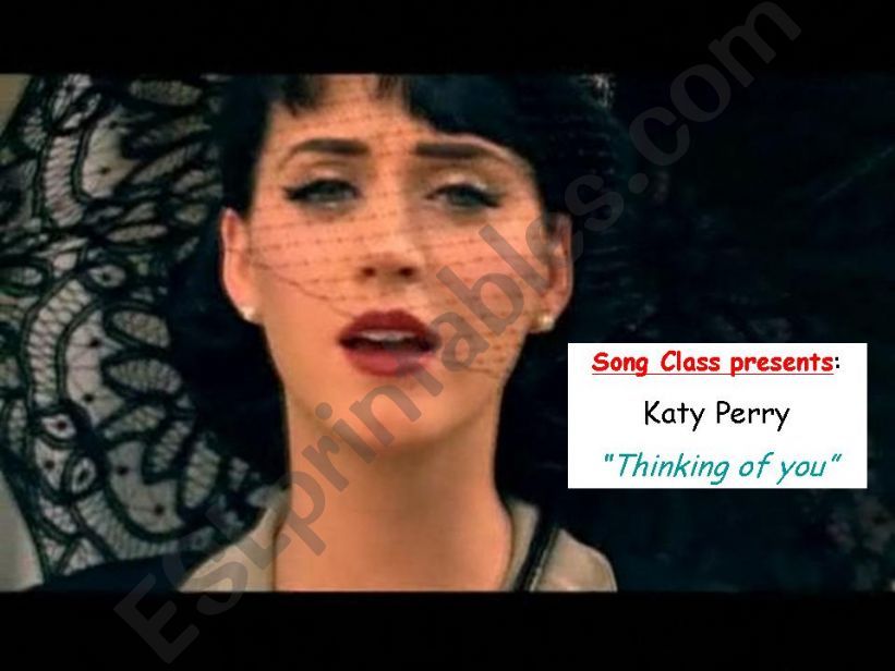 Song Class: Katy Perry 