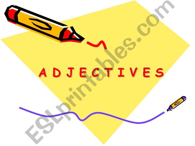 Adjectives powerpoint