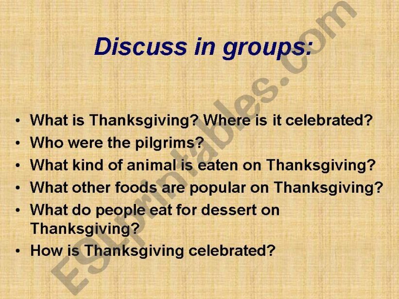 ALL about Thanksgiving Part 3 out of 3