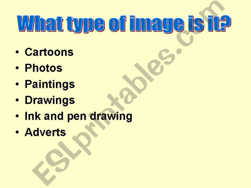 How to describe an image. Part 2