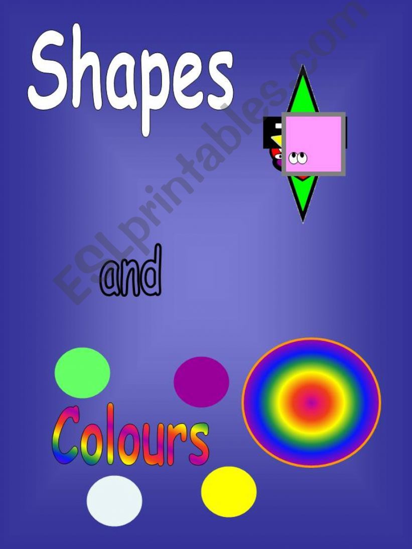 Shapes and Colours powerpoint