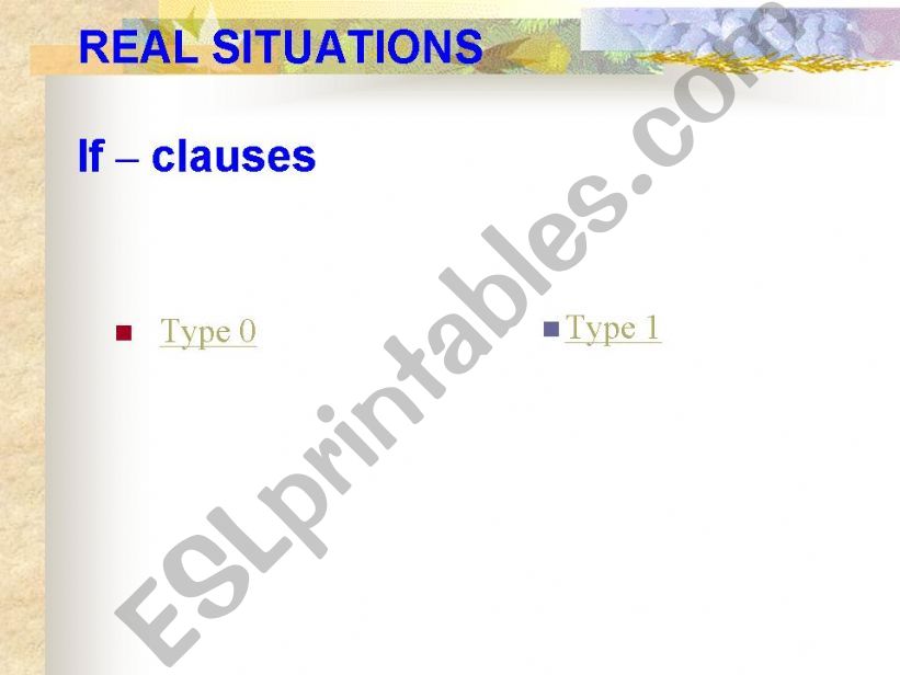 If -clauses powerpoint