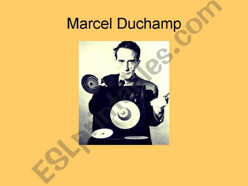 Marcel Duchamp powerpoint