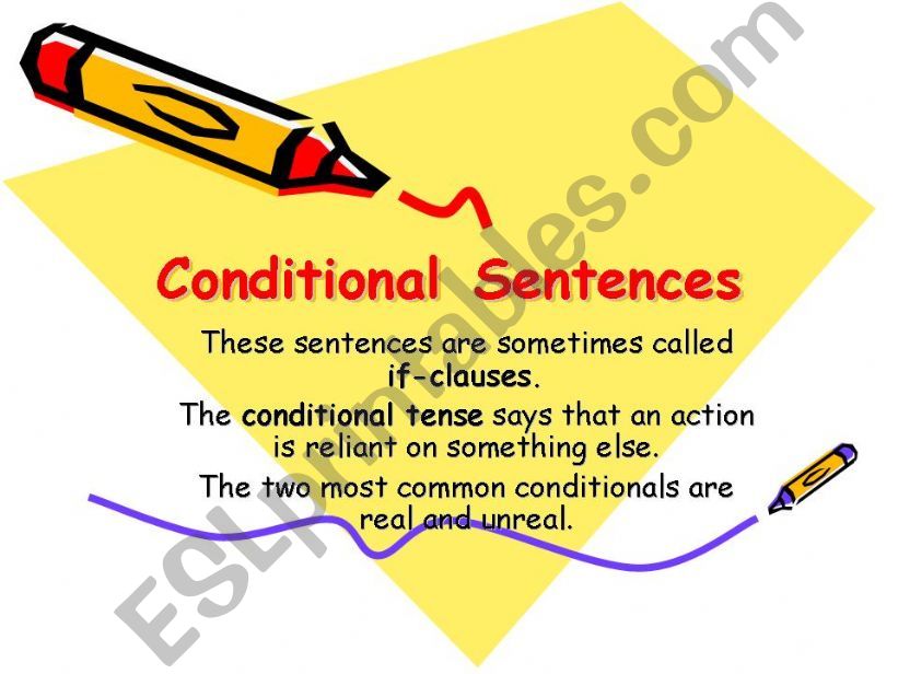 Conditional sentences powerpoint