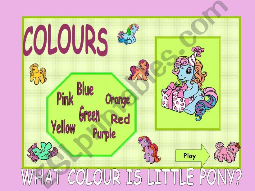 COLOURS powerpoint