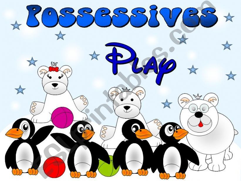 Possessives Pronouns - Game powerpoint