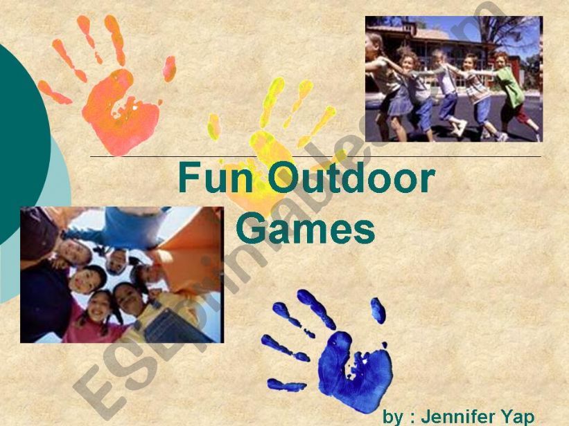 Fun Outdoor Games powerpoint