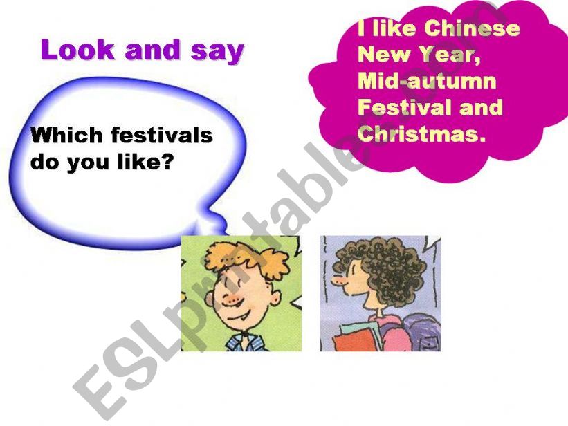 picture talk-festivals  powerpoint