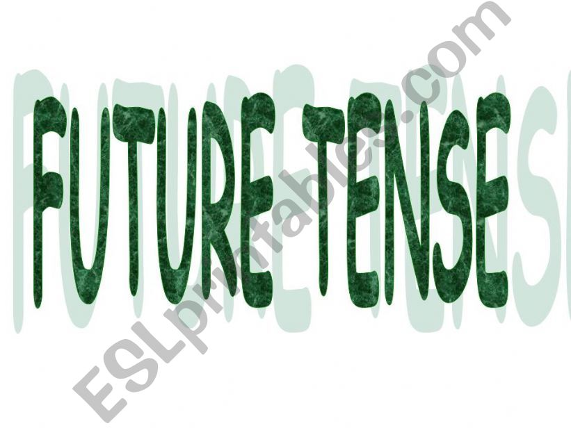 future tense powerpoint