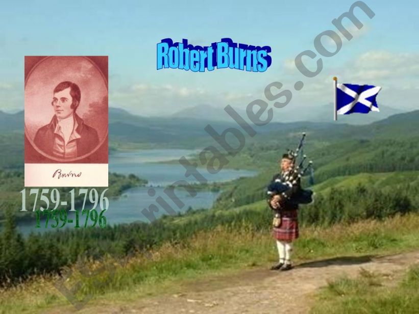 Robert Burns - great Scottish poet