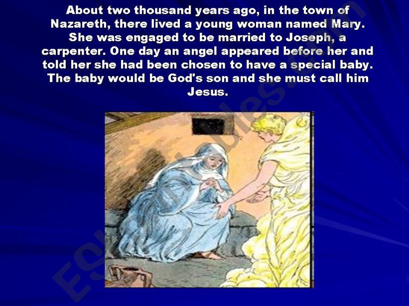 The Christmas Story, the birth of Jesus