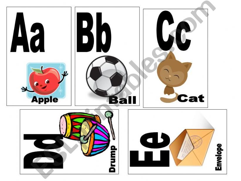 ABCS (FIRST PART)  A TO J powerpoint