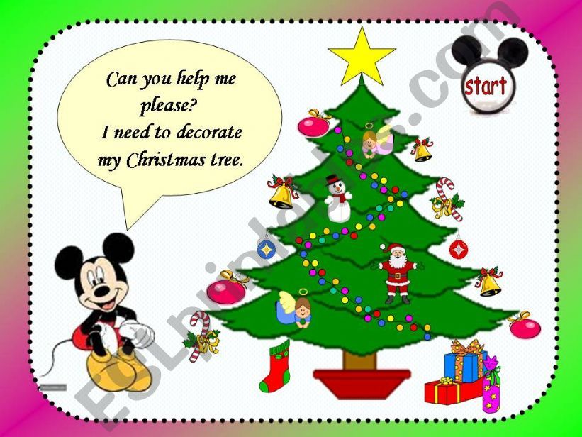 decorate the christmas tree powerpoint