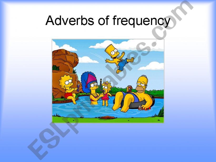 Adverbs of frequency powerpoint