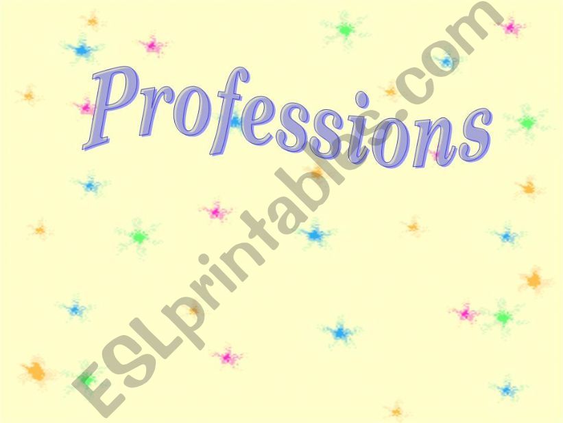 professions powerpoint