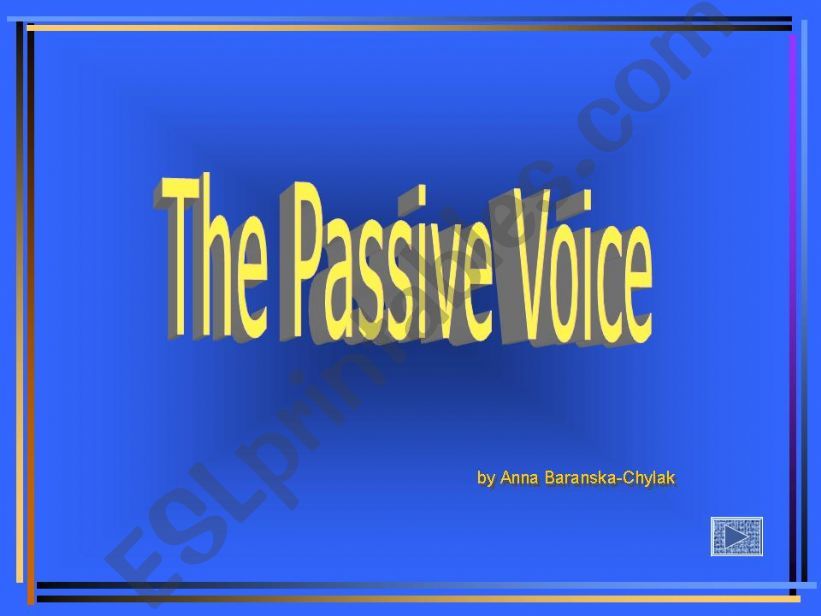 Passive Voice powerpoint