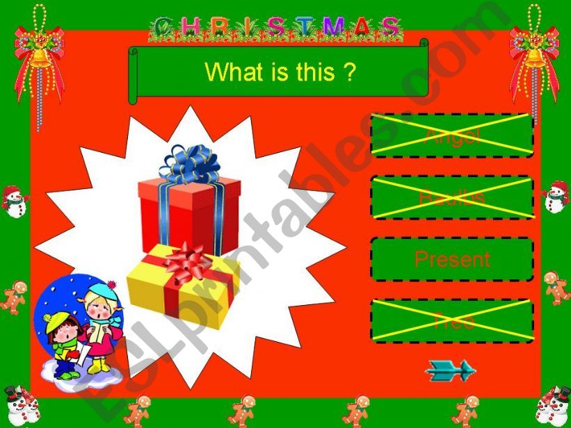 Christmas game part 2 powerpoint