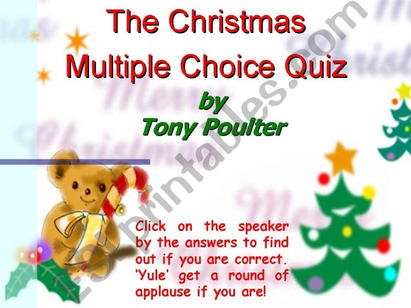 christmas quiz powerpoint