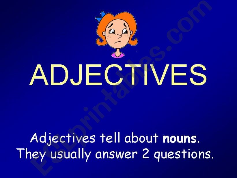 Adjectives powerpoint