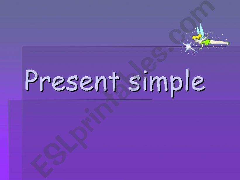 Present simple powerpoint