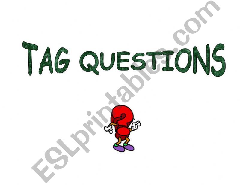 tag questions powerpoint