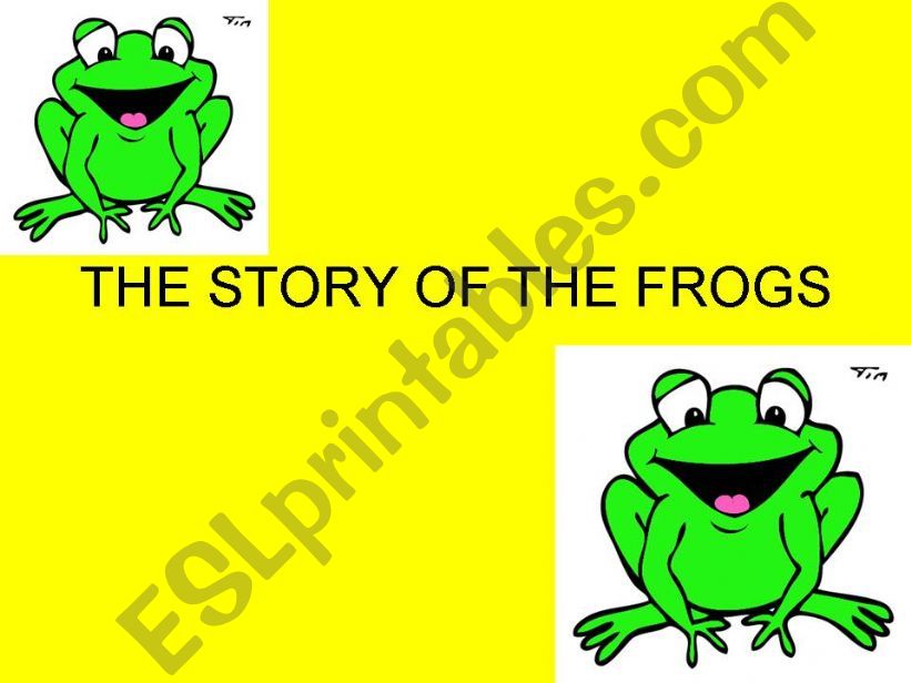 The Story of the Frogs powerpoint