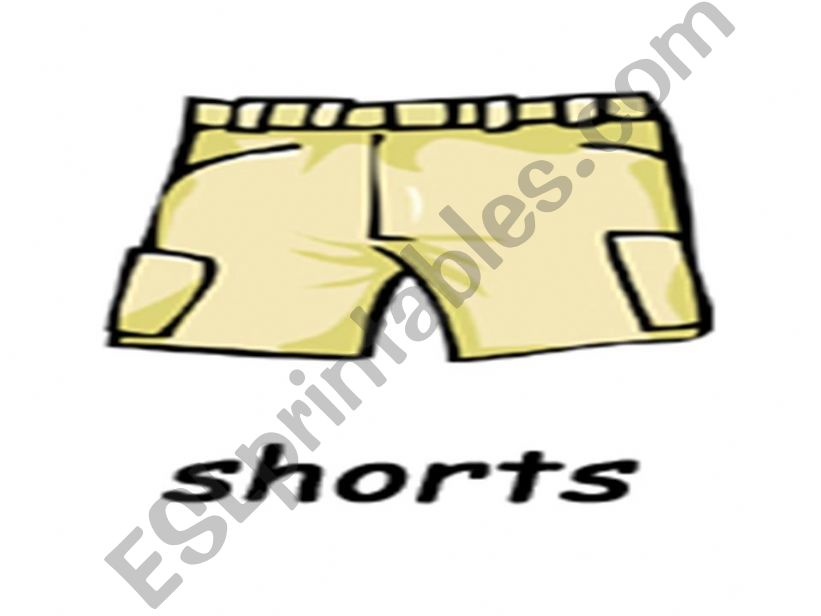 flash card clothing powerpoint