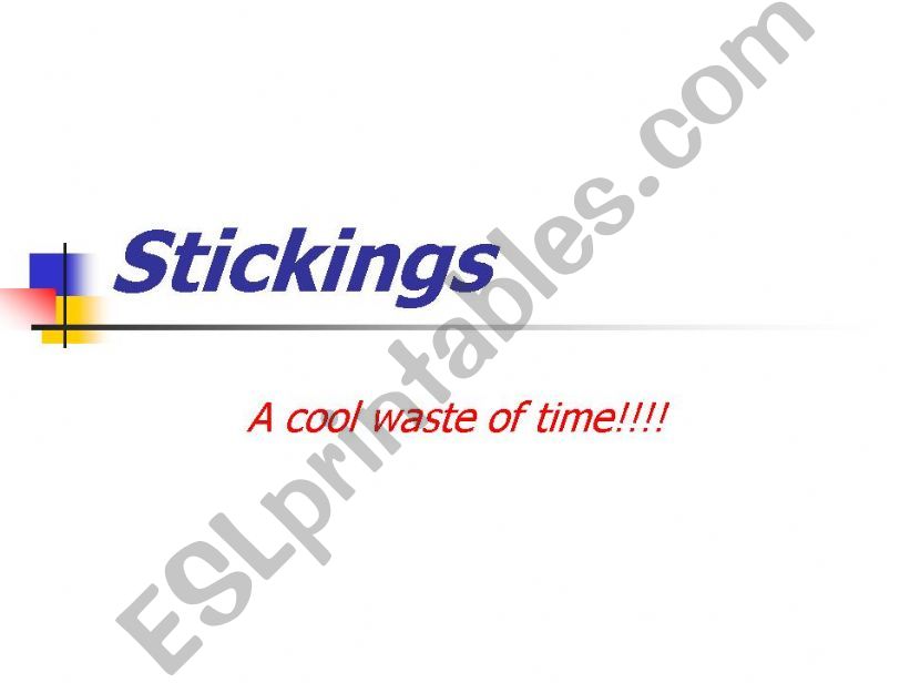 Stickings powerpoint