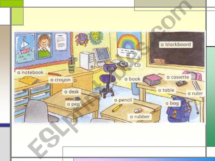 School objects powerpoint