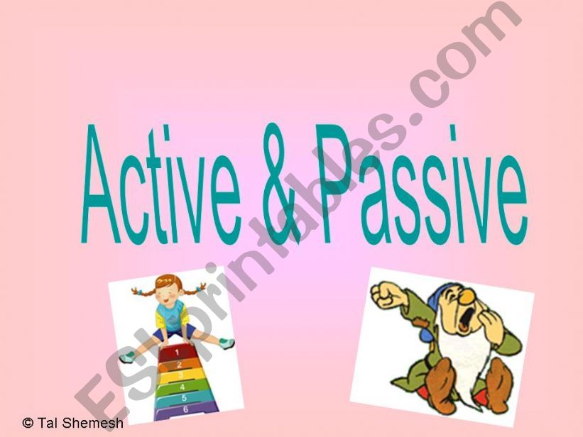 Active and Passive voice powerpoint