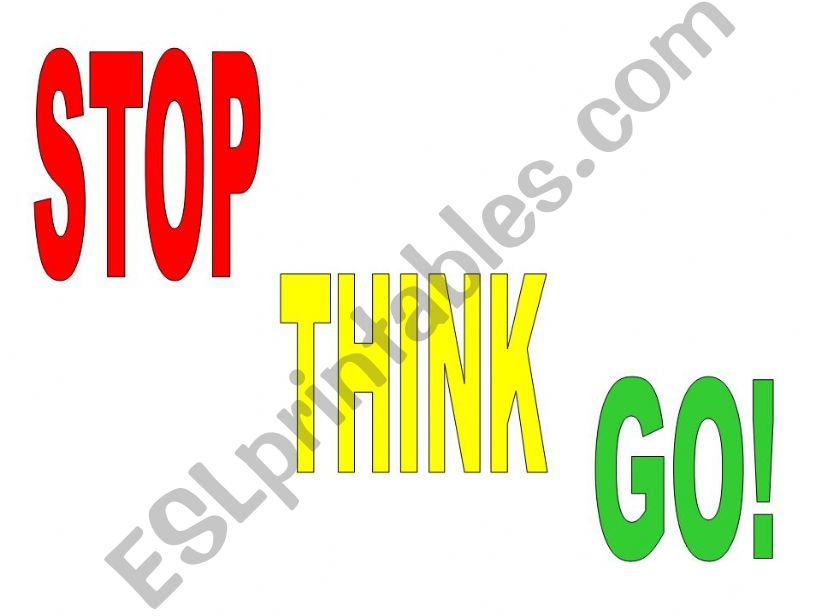 stop think go powerpoint