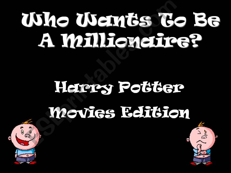 Who wants to be a millionaire powerpoint