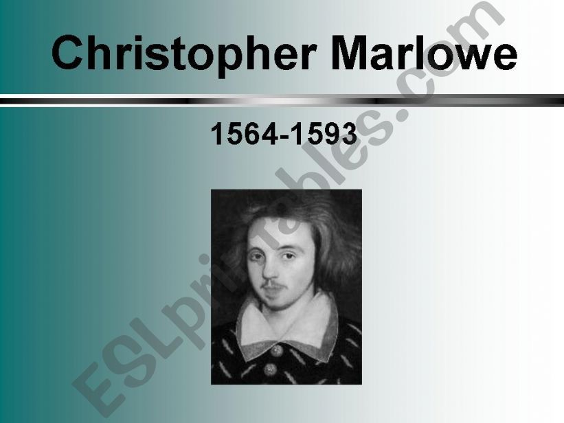 Christopher Marlowe- Doctor Faustus- English Literature