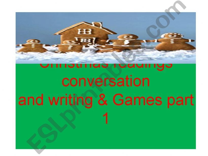 Christmas games comprehension writing and lesson plan ideas part 1