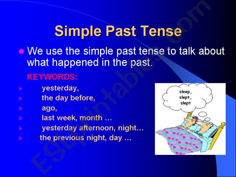 Past Simple Tense powerpoint
