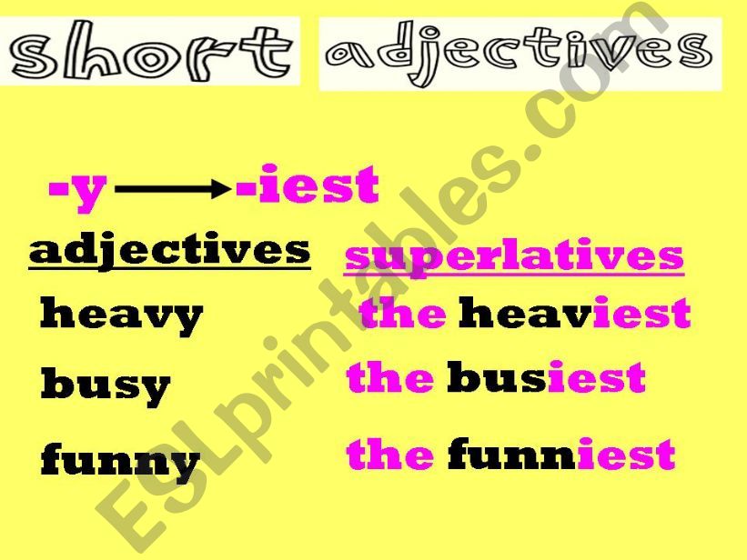 superlatives powerpoint