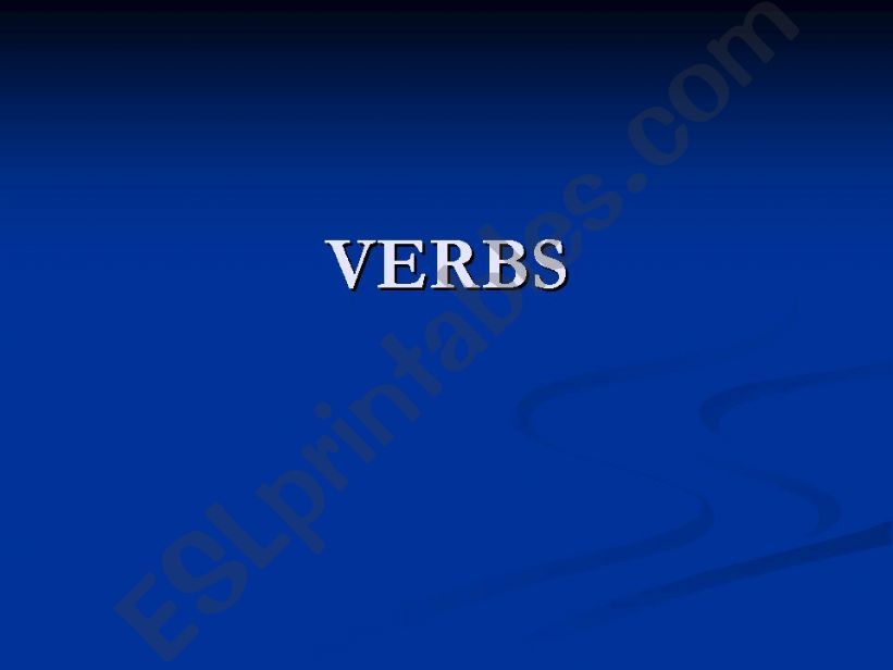 verb powerpoint