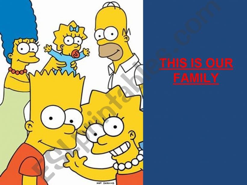 Family Simpson Part 2 powerpoint