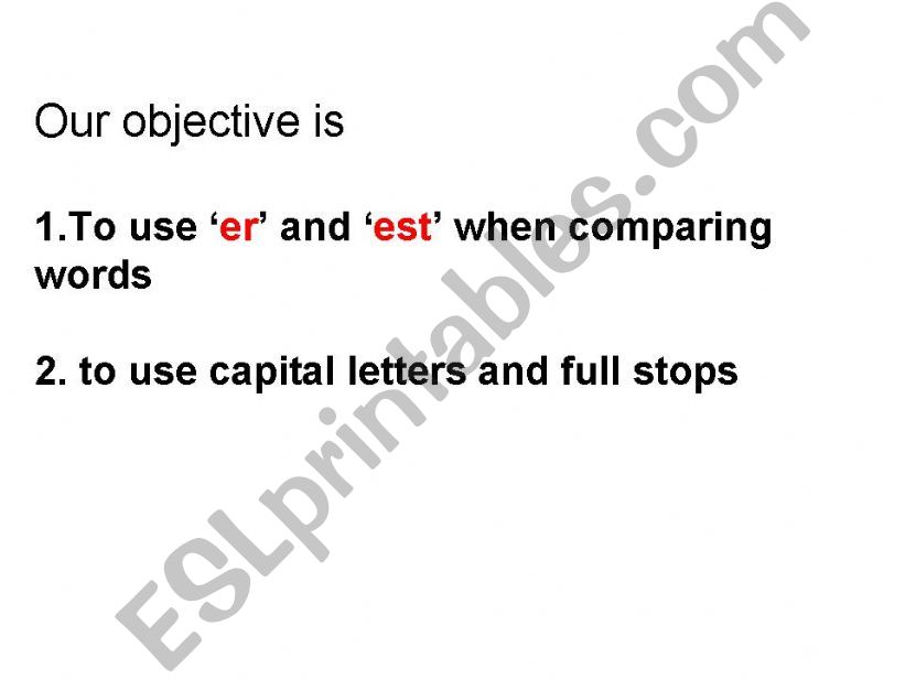 comparatives and superlatives powerpoint