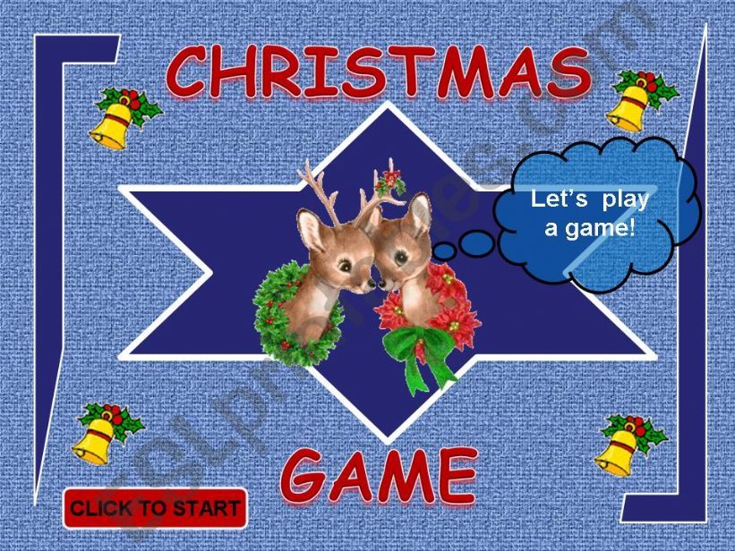Christmas Game Part 1 powerpoint