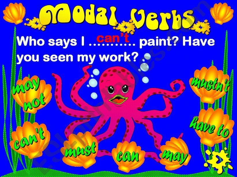 Modal Verbs - Game powerpoint