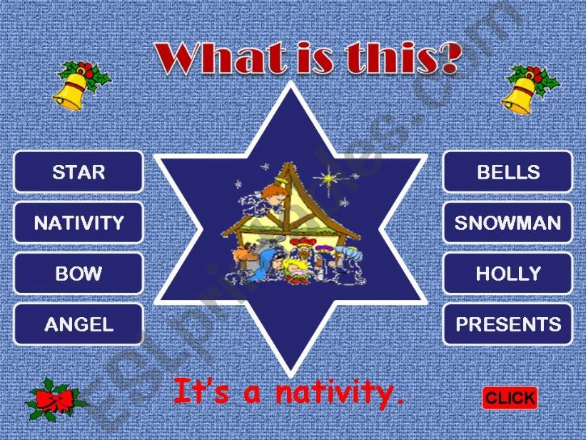 Christmas Game Part 4 powerpoint