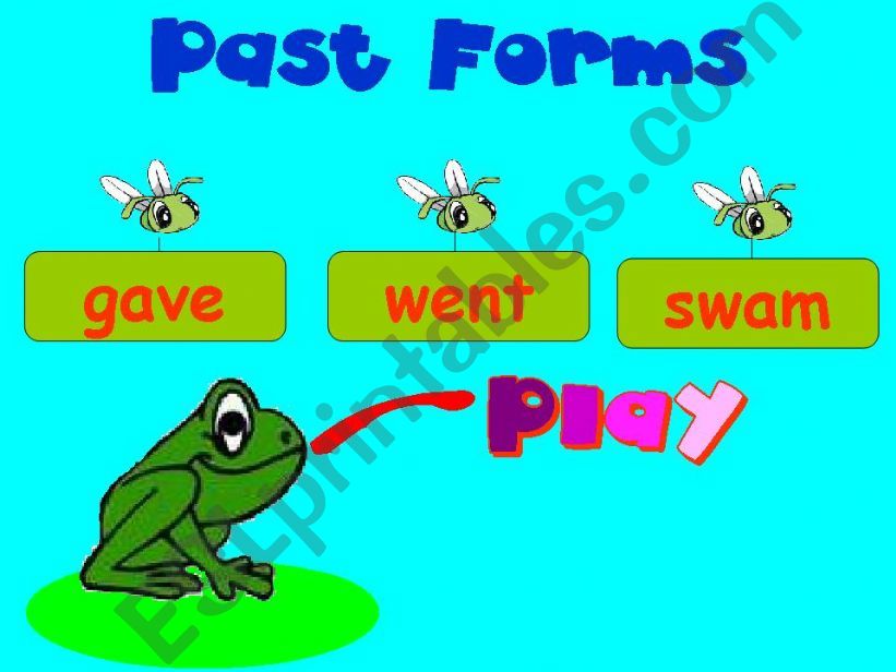 Catch the fly - Past Forms game