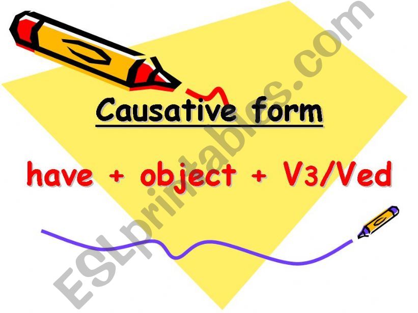 Causative form powerpoint