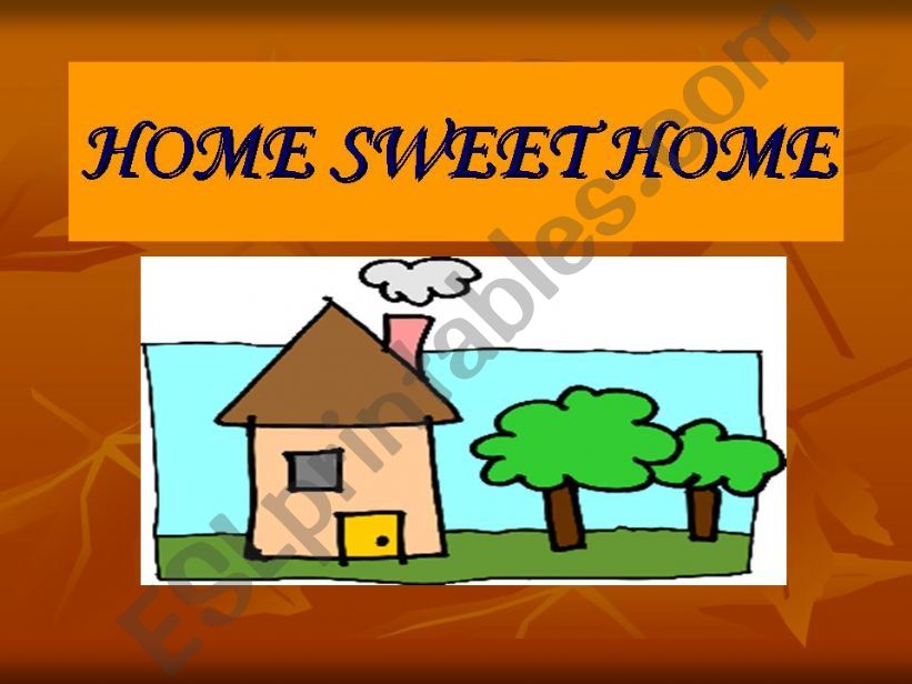 ROOMS OF A HOUSE powerpoint