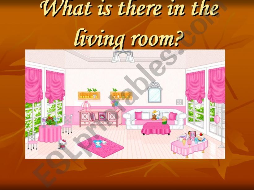 what is there in the living room?