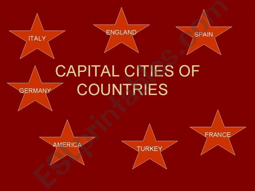 CAPITAL CITIES powerpoint