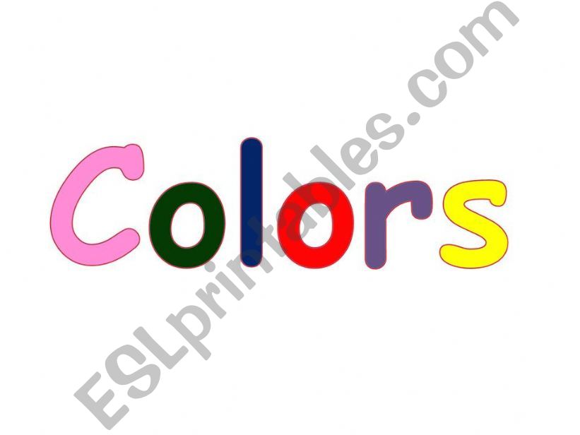 Basic colors ppt powerpoint