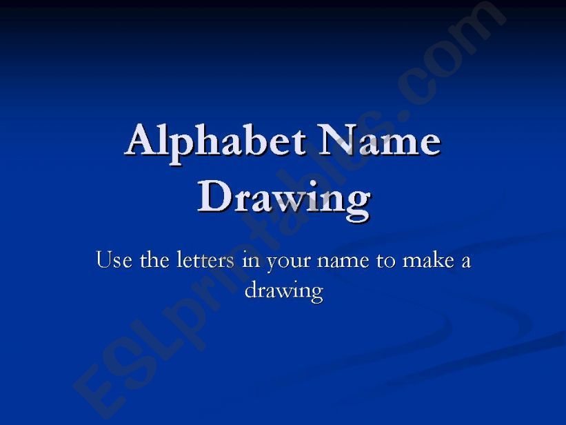 names and alphabets powerpoint